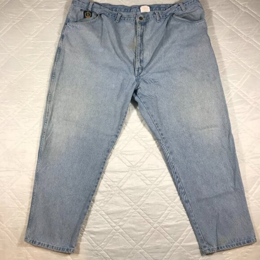 Bill‎ Blass well worn blue jeans 50X30